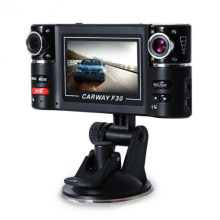 2.7" TFT LCD HD 1080P Dual Camera Rotated Lens Vehicle Driving F30 Car DVR